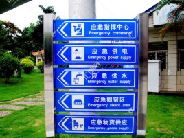 上饶标识导向系统设计需要掌握的四大元素